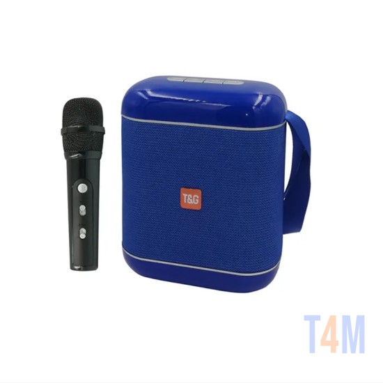 ALTAVOZ INALÁMBRICO TG-523K AUX/USB/TARJETA DE MEMORIA AZUL